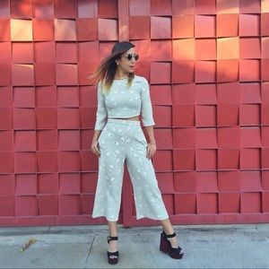 Zara Two Pieces Set (Crop top and Pants)